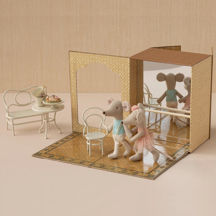 Maileg | Ballet Mice Dance Studio with Little Sister & Brother