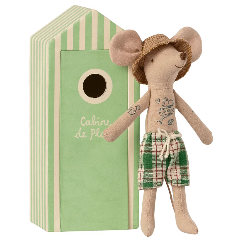 MAILEG BEACH MOUSE DAD IN CABIN MAILEG BEACH MOUSE DAD IN CABIN