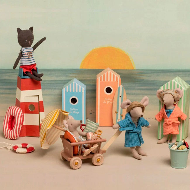 Maileg | Beach Mouse Dad in Cabin at Milk Tooth Australia