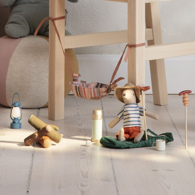 Maileg | Miniature Vintage Lantern Blue at Milk Tooth