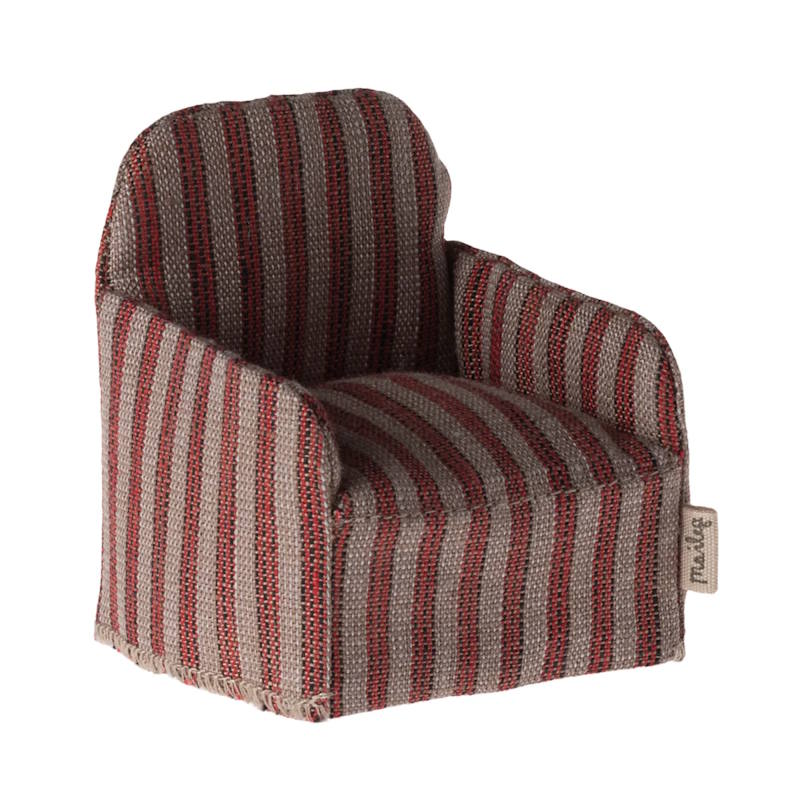 Maileg | Chair Mouse Red Stripe