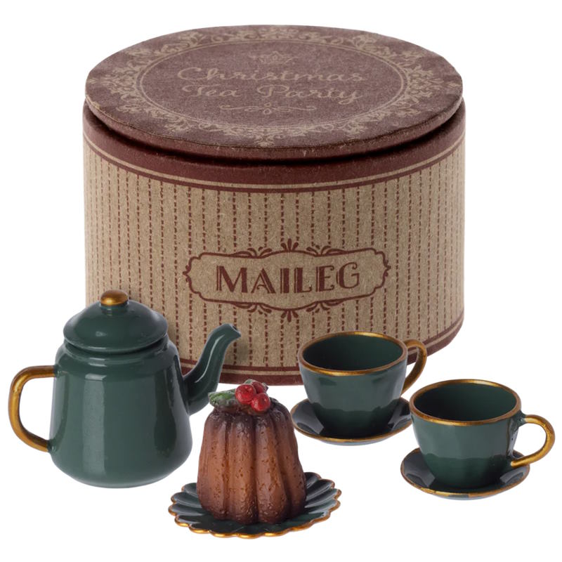 Maileg | Christmas Tea Party Set at Milk Tooth