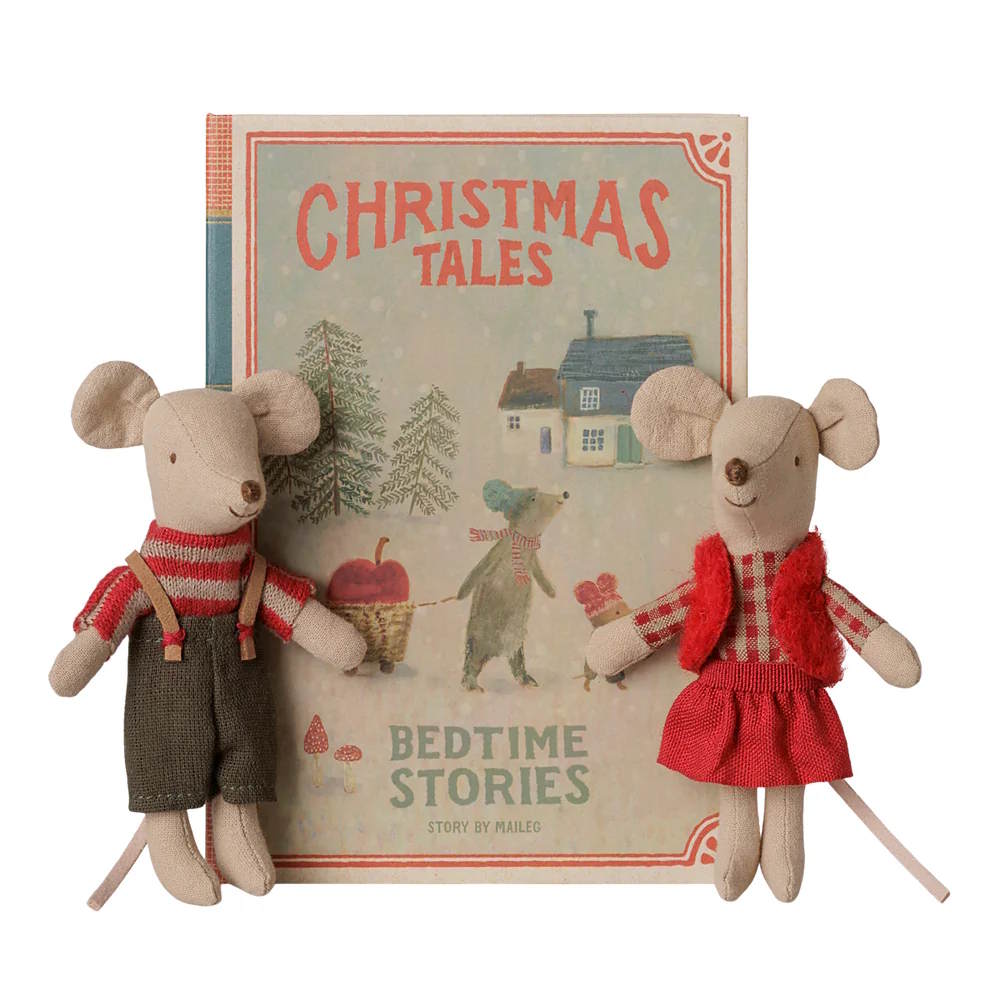 Maileg | Christmas Twin Mice in Book