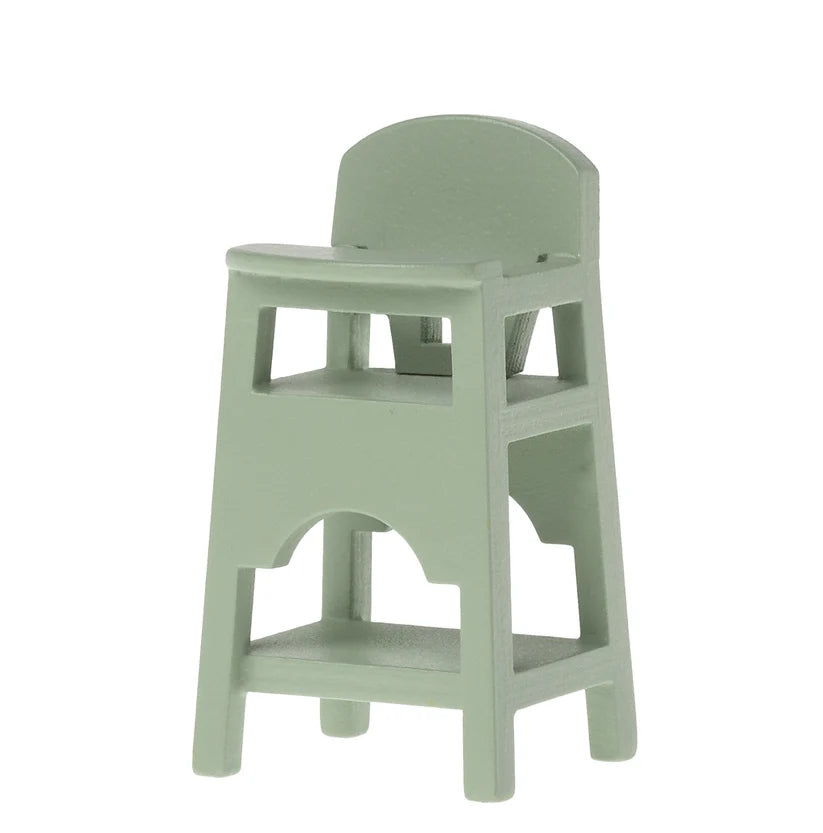Maileg | High Chair Mouse Mint 2024 at Milk Tooth Australia