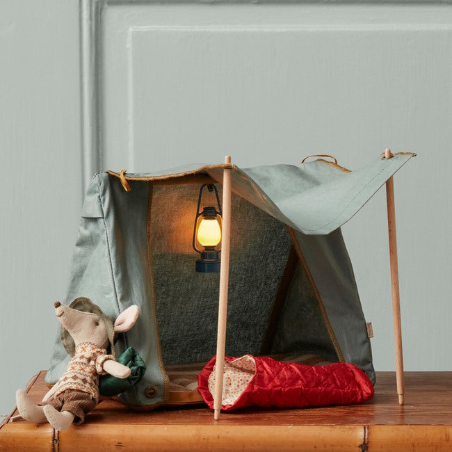 Maileg | Miniature Vintage Lantern Blue at Milk Tooth