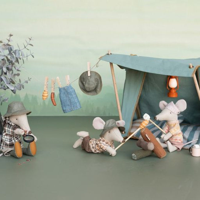 Maileg | Miniature Vintage Lantern Orange at Milk Tooth