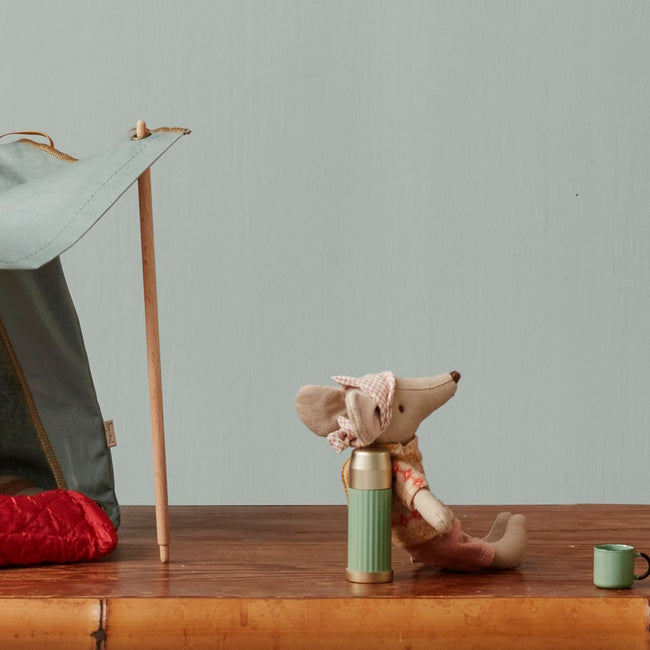 Maileg | Miniature Thermos and Cups Mint at Milk Tooth