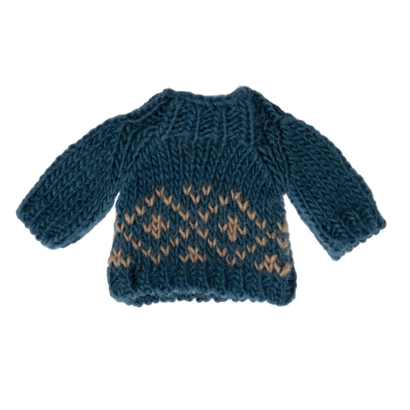 Maileg | Knitted Sweater for Dad Mouse at Milk Tooth