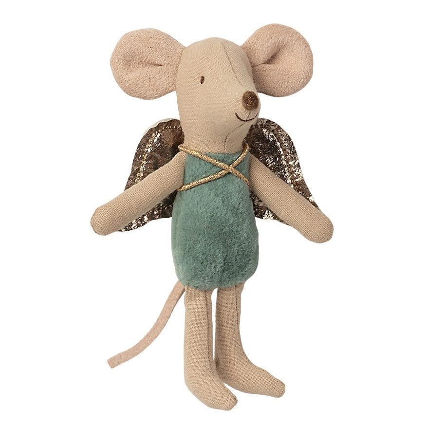 Maileg | Little Fairy Mouse Teal at Milk Tooth