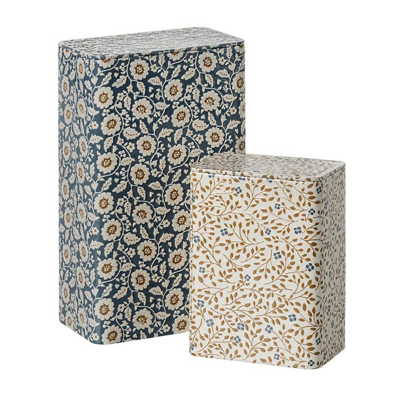 Maileg | Metal Boxes Flowers Set of 2