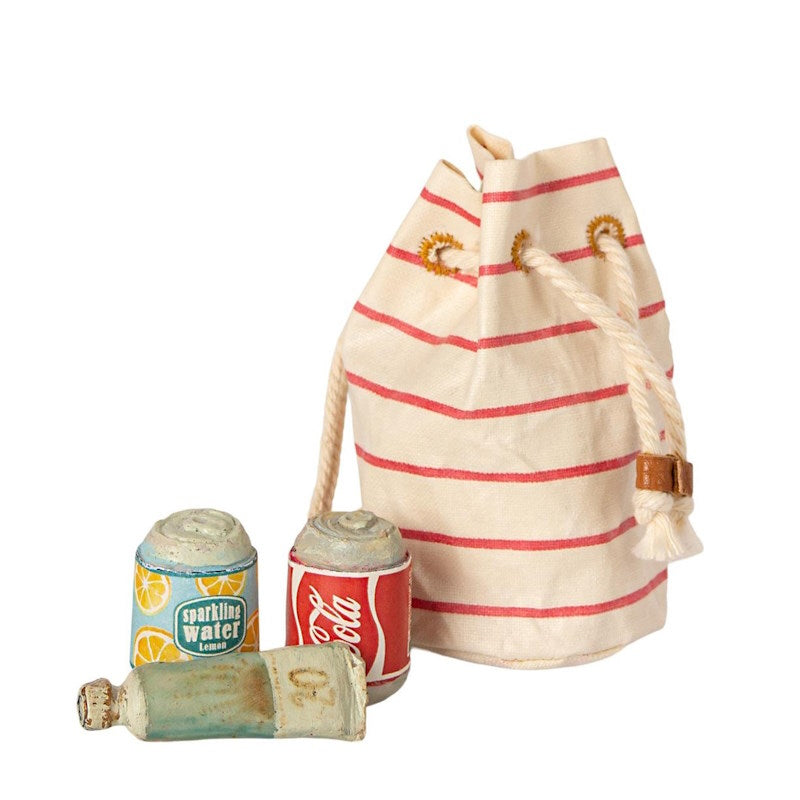 Maileg | Miniature Beach Bag &amp; Essentials at Milk Tooth Australia