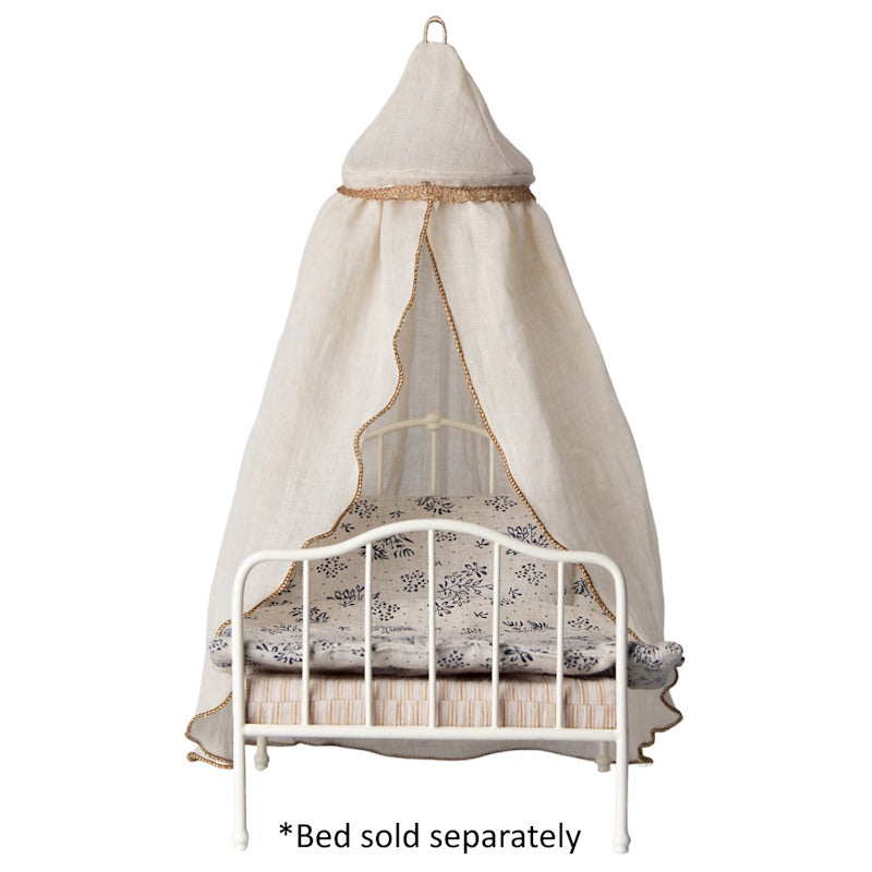 Maileg | Miniature Bed Canopy Cream at Milk Tooth Australia
