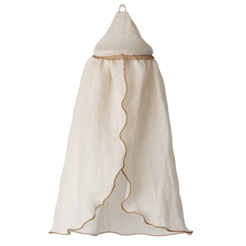Maileg | Miniature Bed Canopy Cream at Milk Tooth Australia
