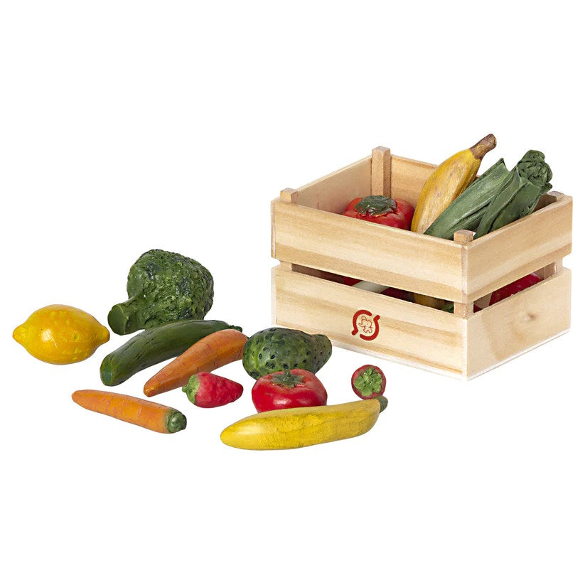 Maileg | Miniature Fruit &amp; Veggies in Box at Milk Tooth