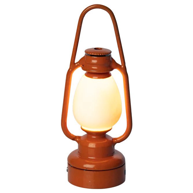 Maileg | Miniature Vintage Lantern Orange at Milk Tooth