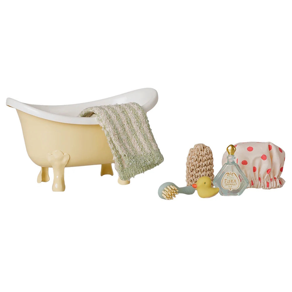 Maileg | Mouse Bathtub Set Yellow