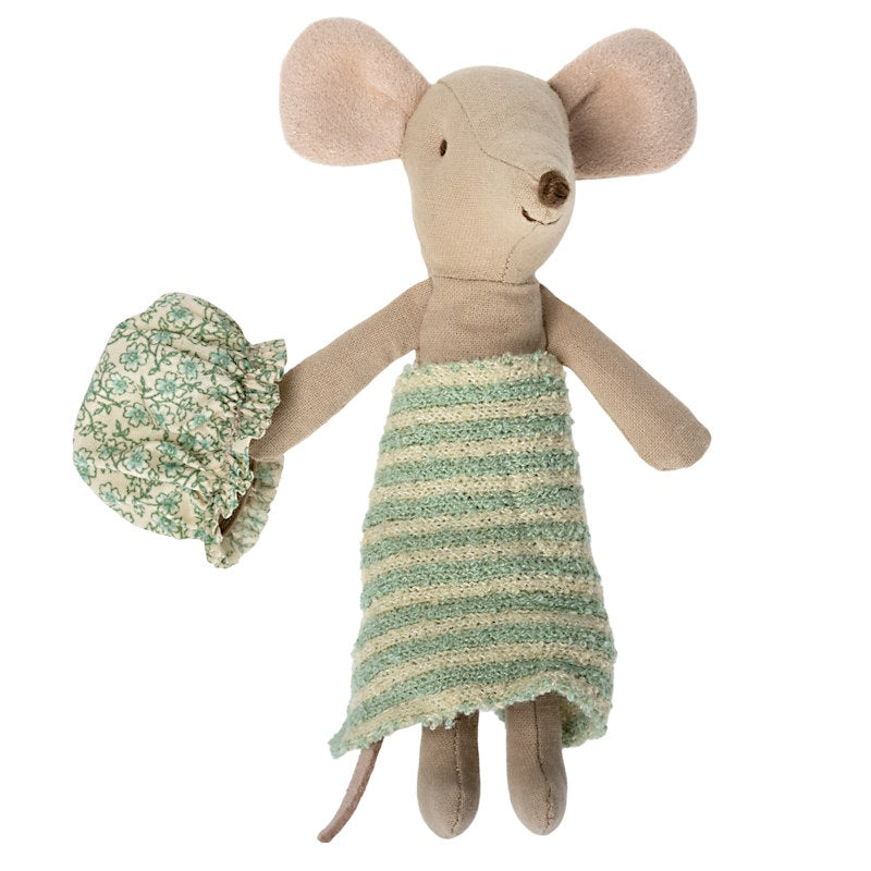 Maileg | Wellness Mouse Big Sister Mint at Milk Tooth Australia