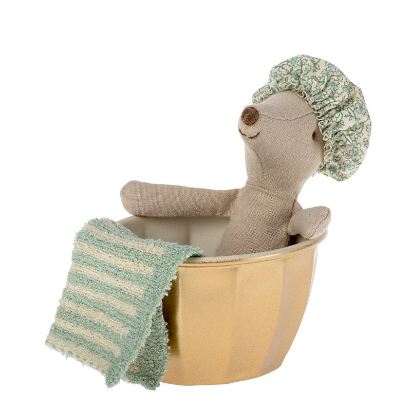 Maileg | Wellness Mouse Big Sister Mint at Milk Tooth Australia