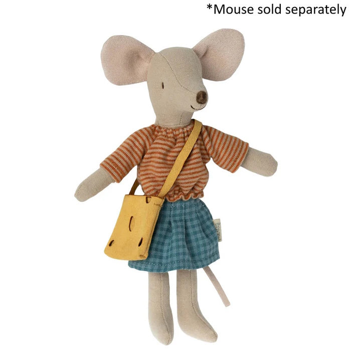 Maileg | Mum Clothes for Mouse with Cheese Bag