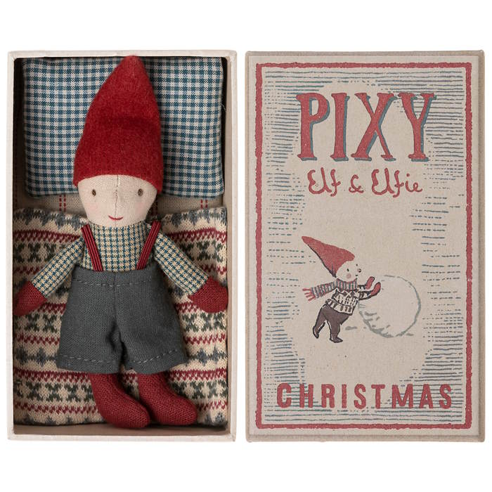 Maileg | Pixy Elf in Matchbox at Milk Tooth