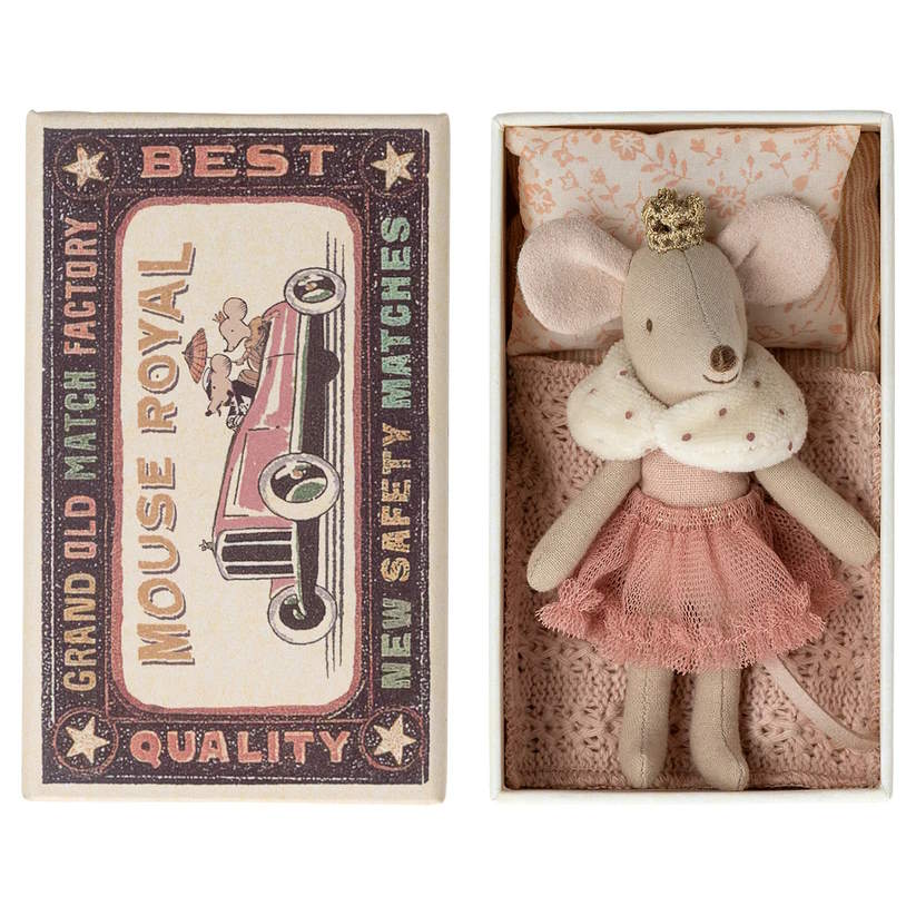 Maileg | Princess Mouse in Matchbox at Milk Tooth Australia
