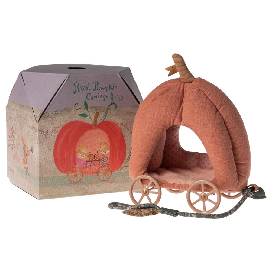 Maileg | Pumpkin Carriage for Mouse at Milk Tooth Australia