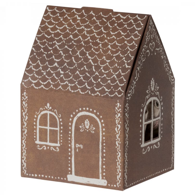 Maileg | Santa Mouse with House at Milk Tooth