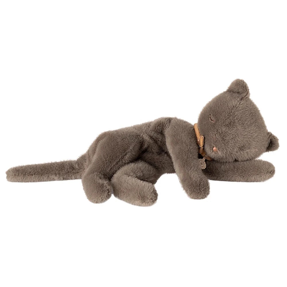 Maileg | Sleeping Kitten Plush Medium Grey