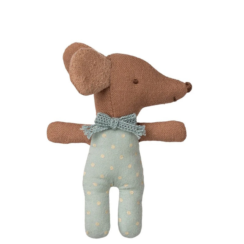 Maileg | Sleepy-Wakey Baby Mouse in Box Blue 2025
