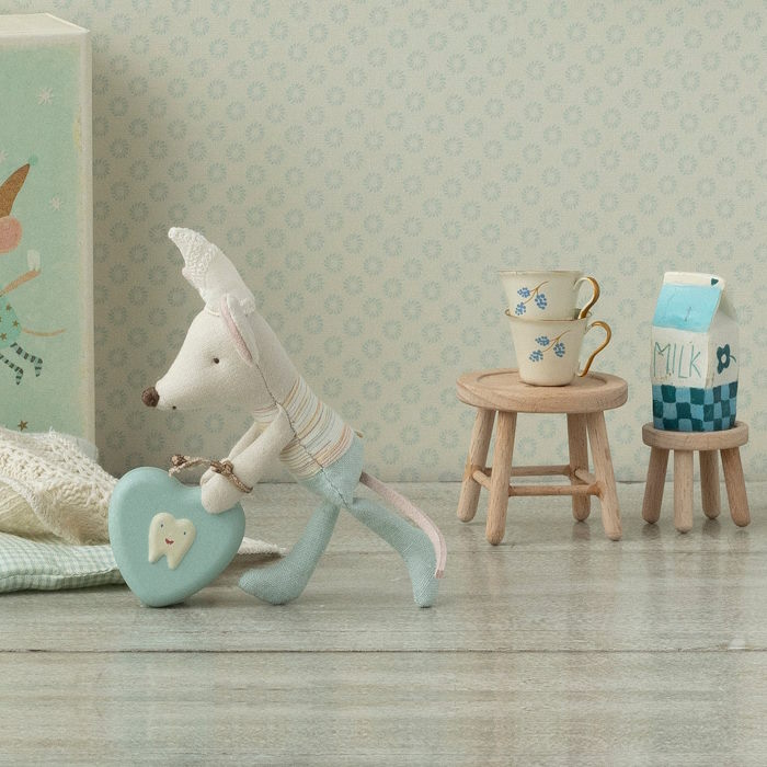 Maileg | Table and Stool Set for Mouse at Milk Tooth Australia