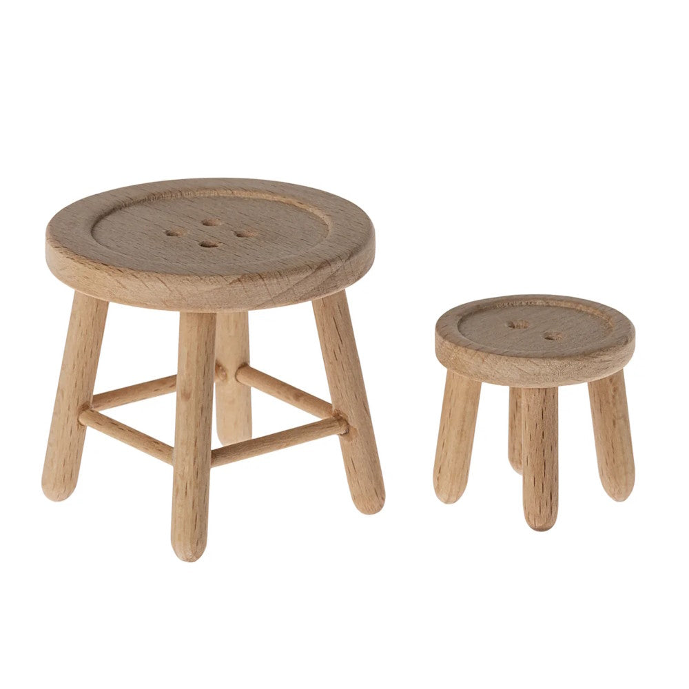 Maileg | Table and Stool Set for Mouse at Milk Tooth Australia