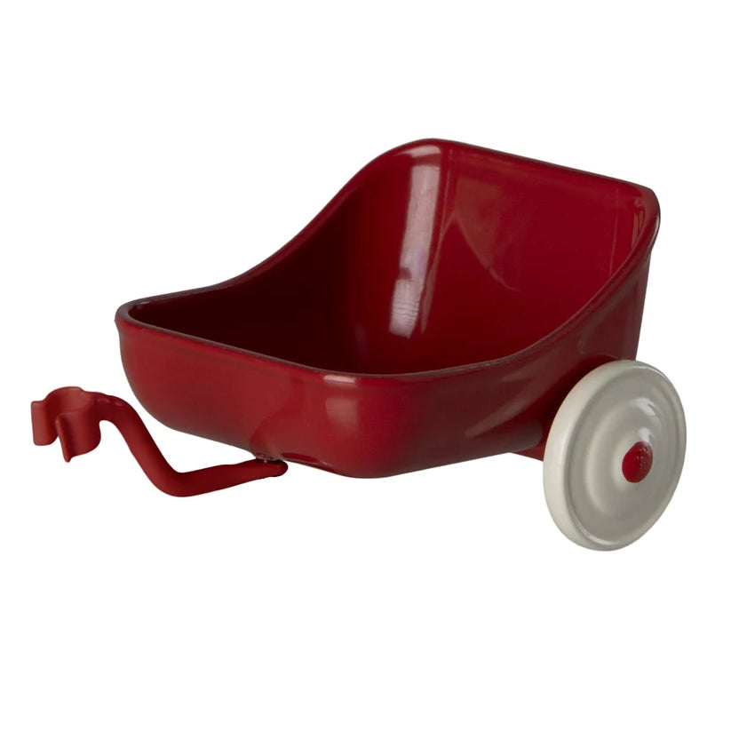 Maileg | Tricycle Trailer for Mouse Red at Milk Tooth Australia