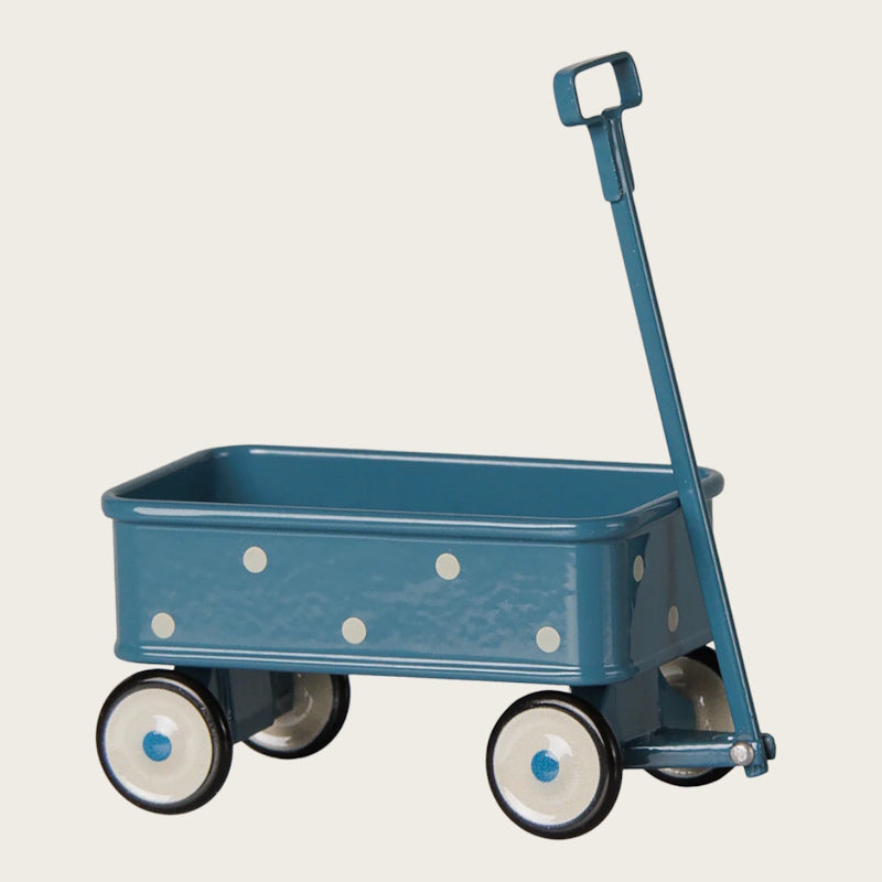 Maileg | Mouse Wagon Blue