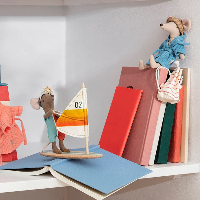 Maileg | Miniature Beach Bag &amp; Essentials at Milk Tooth Australia