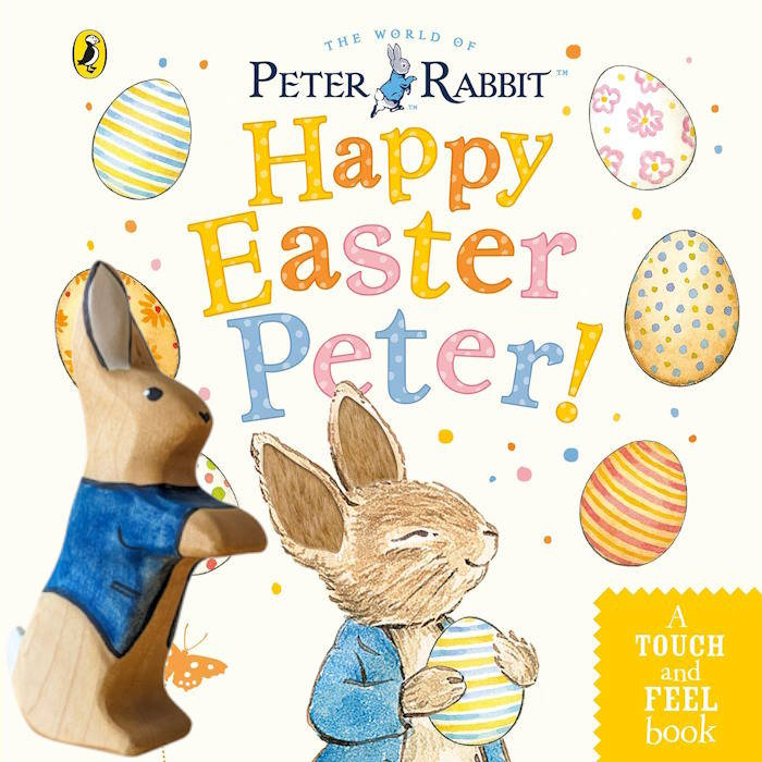 NOM Handcrafted Book &amp; Toys Bundle | Happy Easter Peter - Large at Milk Tooth