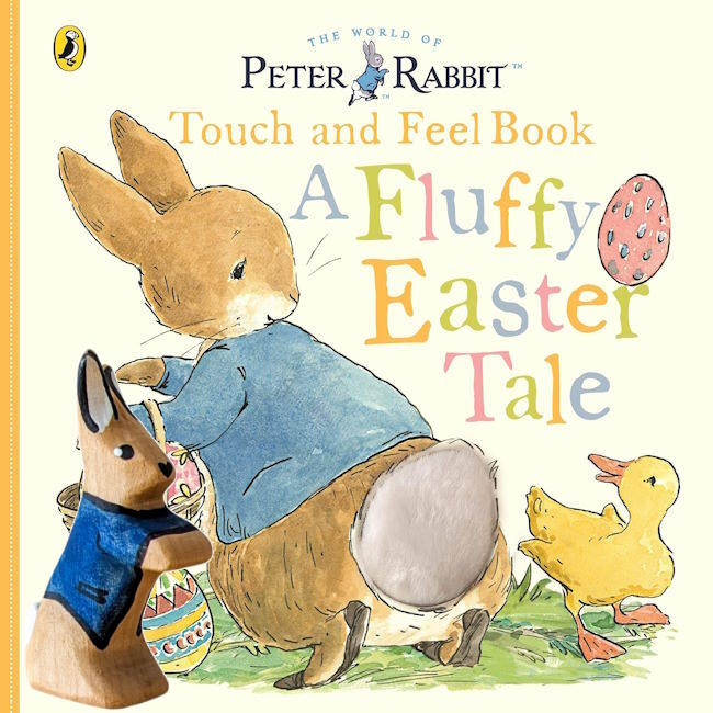 NOM Handcrafted Book &amp; Toy Bundle | Peter Rabbit A Fluffy Easter Tale - Small at Milk Tooth