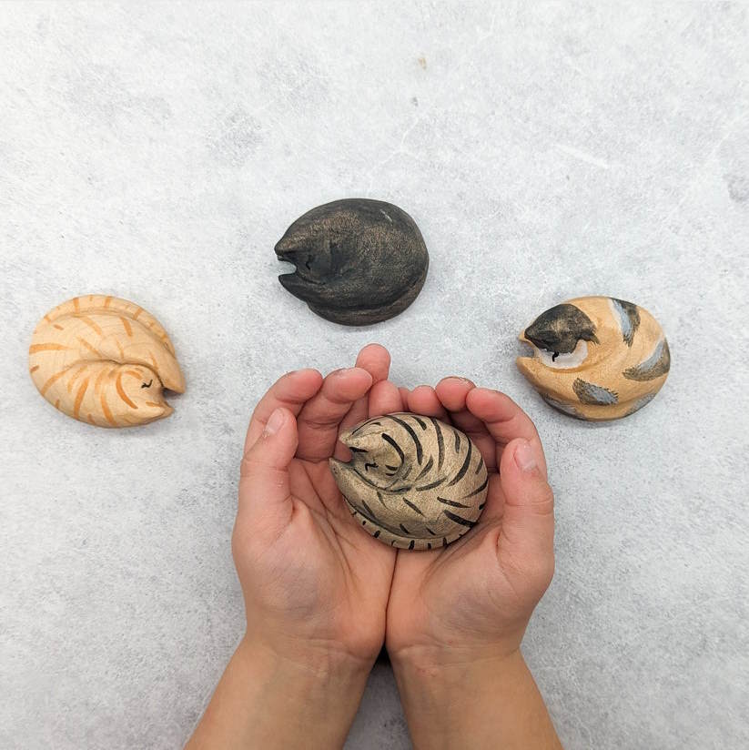 NOM Handcrafted | Cat Sleeping at Milk Tooth