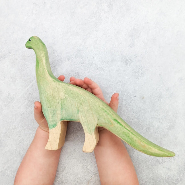 NOM Handcrafted | Dinosaur Brontosaurus Vibrant at Milk Tooth Australia