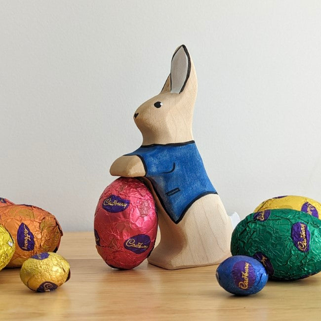 NOM Handcrafted Book & Toy Bundle | Peter Rabbit A Fluffy Easter Tale - Large at Milk Tooth