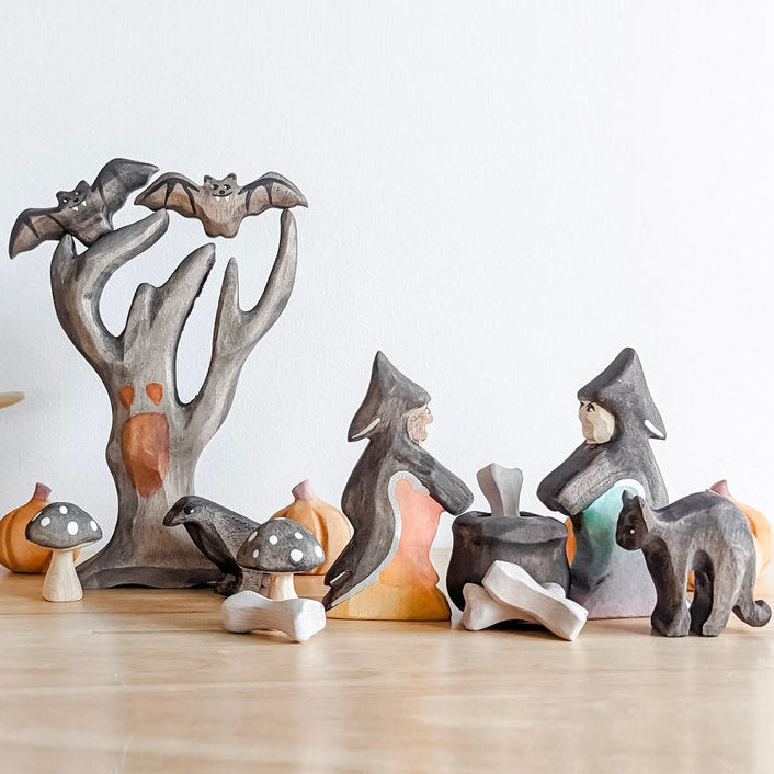 NOM Handcrafted | Witch with a Broomstick at Milk Tooth