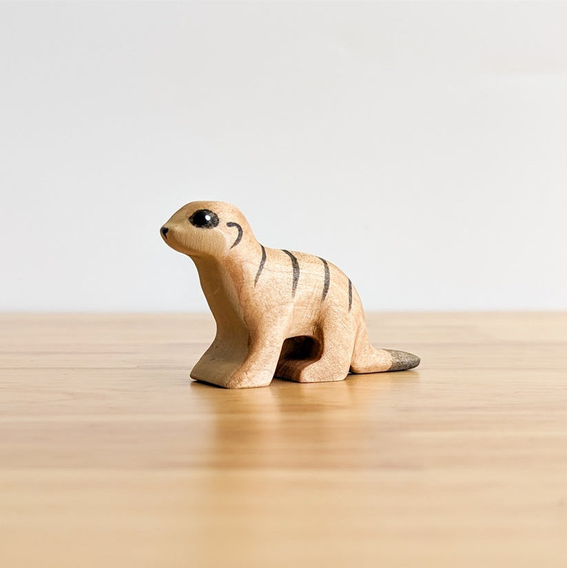 NOM Handcrafted | Meerkat Crouching at Milk Tooth
