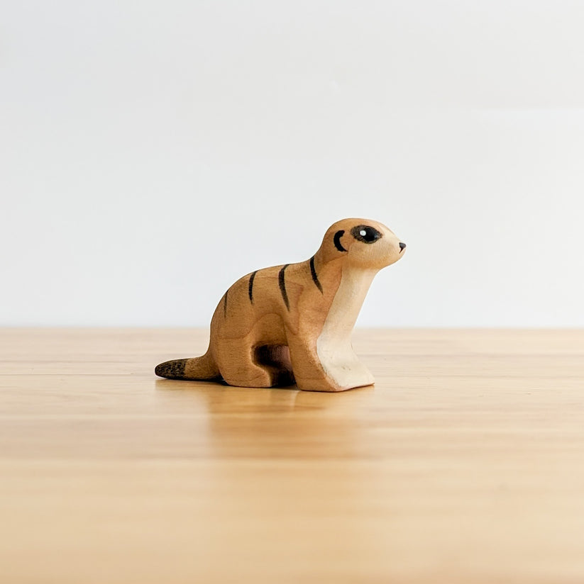 NOM Handcrafted | Meerkat Crouching at Milk Tooth