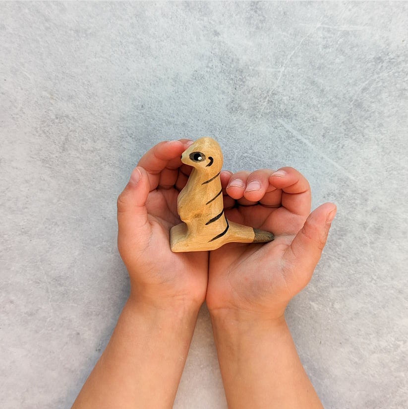 NOM Handcrafted | Meerkat Standing at Milk Tooth