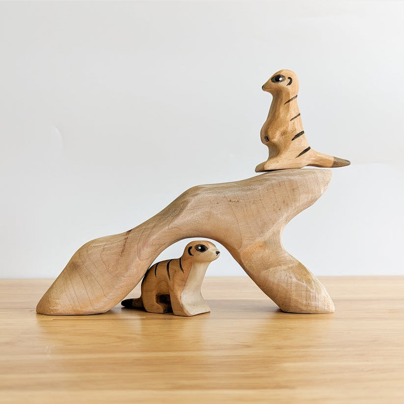 NOM Handcrafted | Meerkat Crouching at Milk Tooth