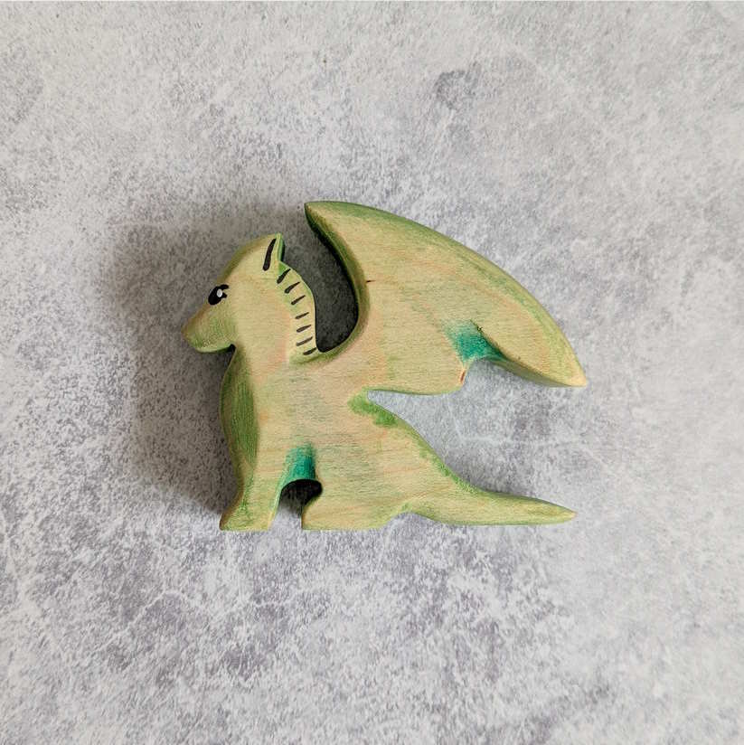 NOM Handcrafted | Small Dragon Green at Milk Tooth