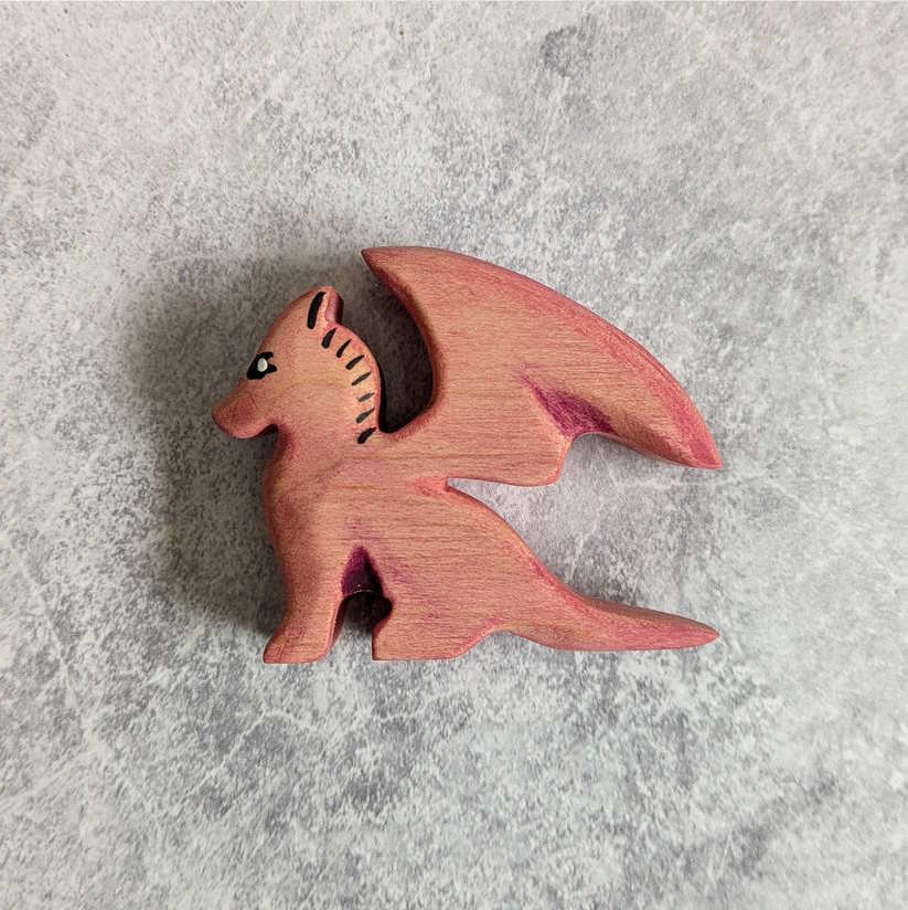 NOM Handcrafted | Small Dragon Pink at Milk Tooth