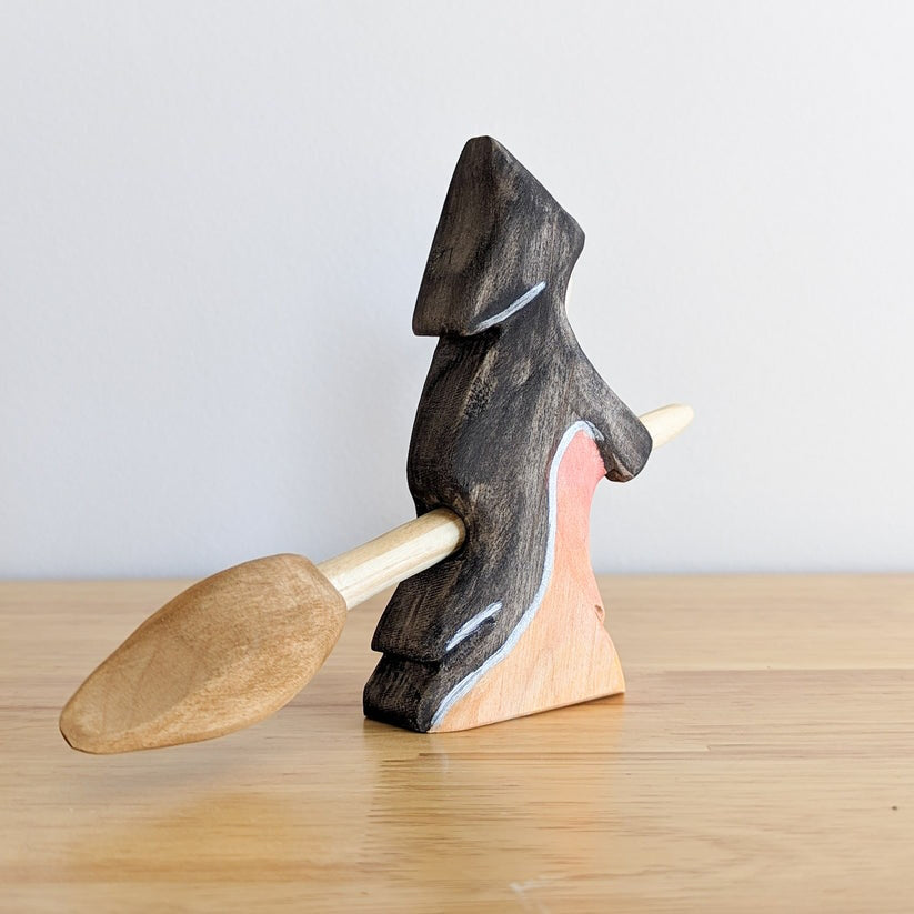 NOM Handcrafted | Witch with a Broomstick at Milk Tooth