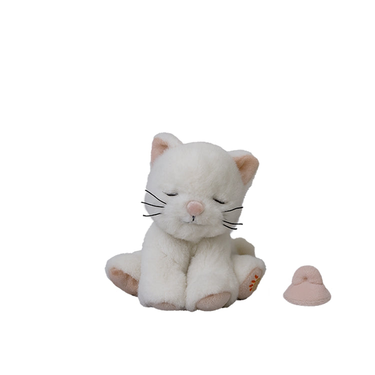 Olli Ella Binky Kitten Kiki White at Milk Tooth Australia