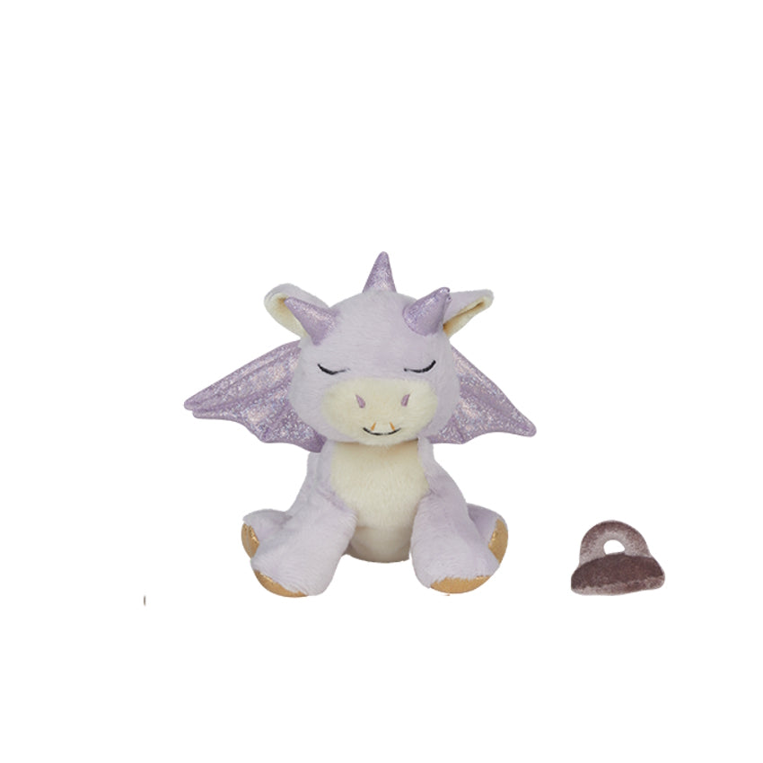 Olli Ella Binky Dragon Misty Lavender at Milk Tooth Australia