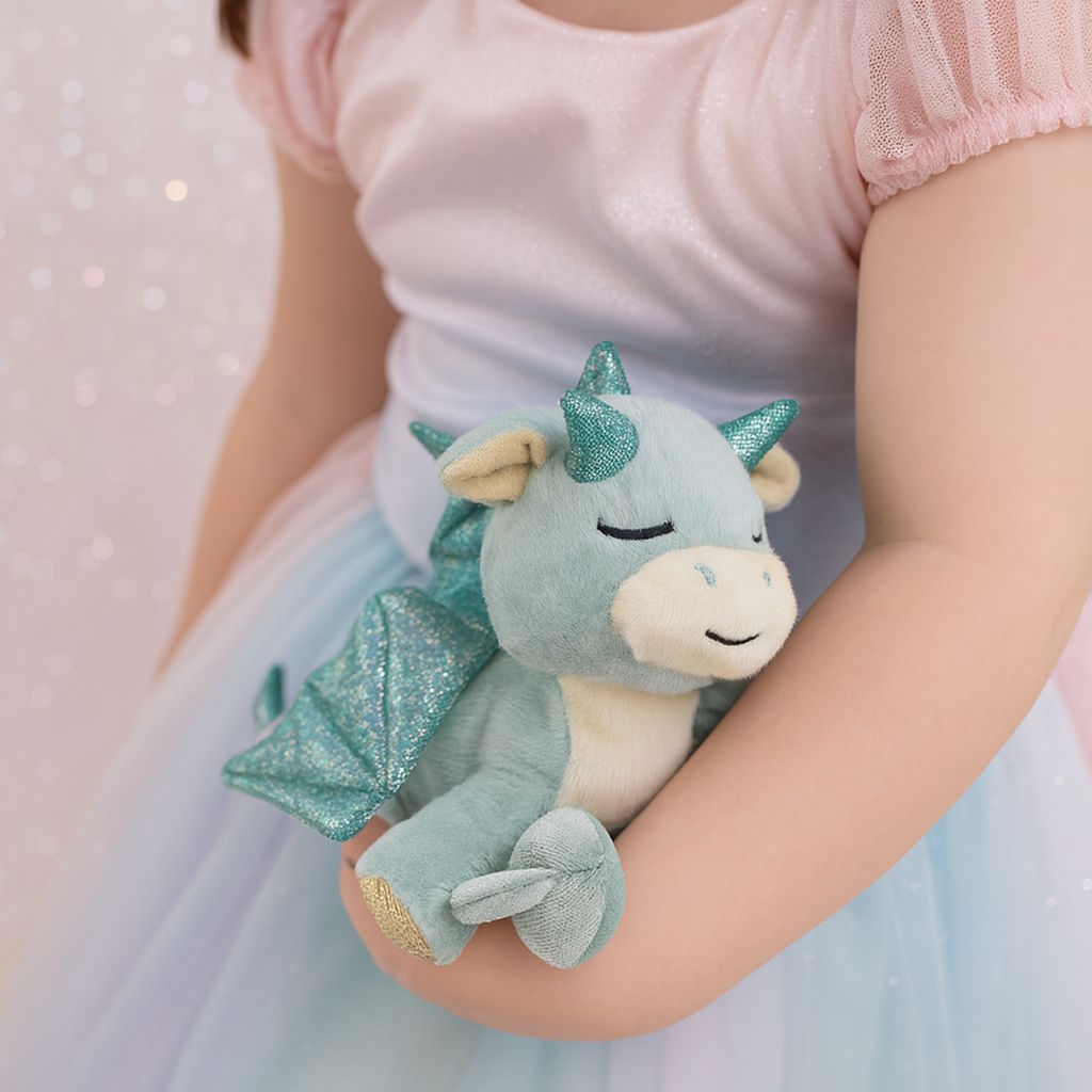 Olli Ella Binky Dragon Volt Green at Milk Tooth Australia